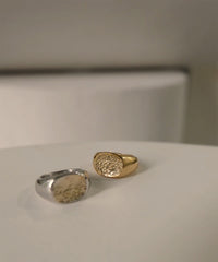 Briller Signet Square P Ring