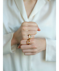 Briller Signet Pebble D P Ring