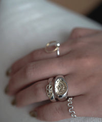 Frost Circle3 Twist M Ring