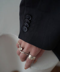 Frost Circle3 Double W Ring