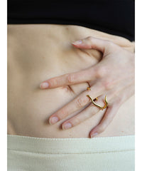 Body Wave 2F Ring