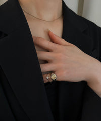 Briller Signet Round P Ring