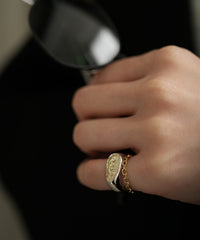 Briller Signet Pebble D P Ring