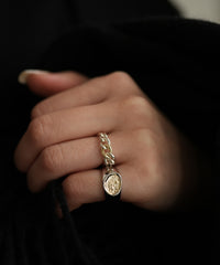 Briller Signet Pebble T P Ring
