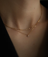 K10Frost Circle 8Chain S Necklace