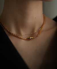 K10Frost Circle 8Chain S Necklace