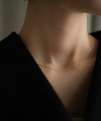 K10Frost Circle OV Chain XS Necklace