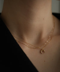 K10Frost Circle OV Chain XS Necklace