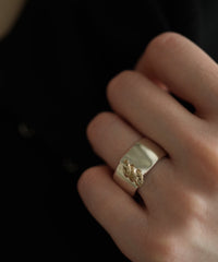 Frost Circle3 Double W Ring