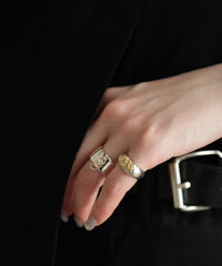 Frost Circle3 Double W Ring