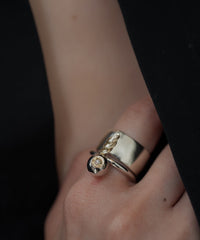 Frost Circle3 Double W Ring