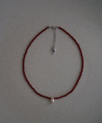 【Limited】Growth C Pearl x Gem S Necklace