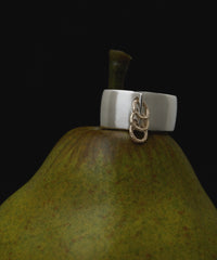 Frost Circle3 Double W Ring