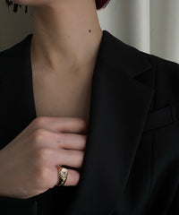 Briller Signet Pebble T P Ring