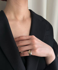 Briller Signet Pebble T P Ring