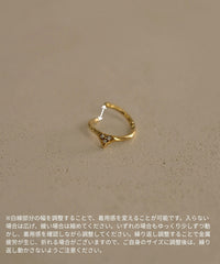K10Symbol C DIA S Earcuff