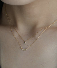 K10Body Crescent DIA XS Necklace