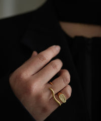 Briller Signet Pebble02 D P Ring