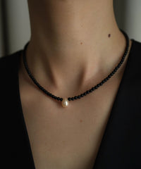 【Limited】Growth C Pearl x Gem S Necklace