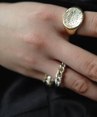 Briller Signet Round M Ring