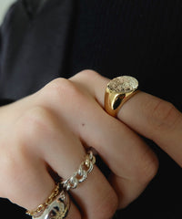 Briller Signet Round M Ring