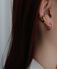 K10Symbol Hoop S Earring