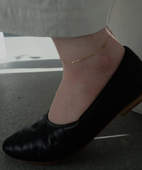 K10Frost Circle OV Chain Anklet