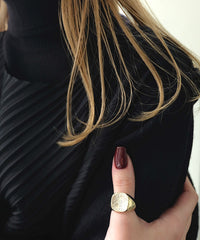 Briller Signet Square M Ring