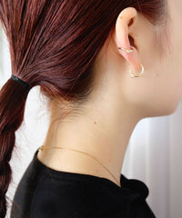 K10Symbol C DIA S Earcuff