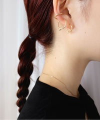 K10Symbol Z DIA S Earcuff