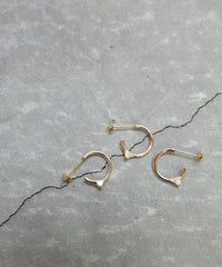 K10Symbol Hoop S Earring