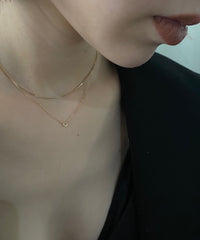 K10Frost Circle BR DIA Necklace