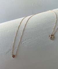K10Frost Circle BR DIA Necklace