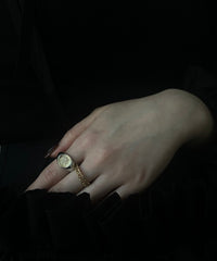 Briller Signet Round S Ring