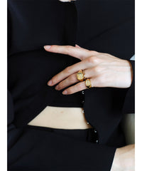 Briller Signet Pebble T P Ring