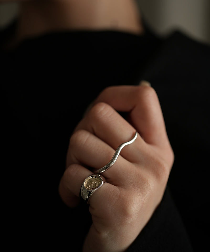 Briller Signet Pebble T P Ring