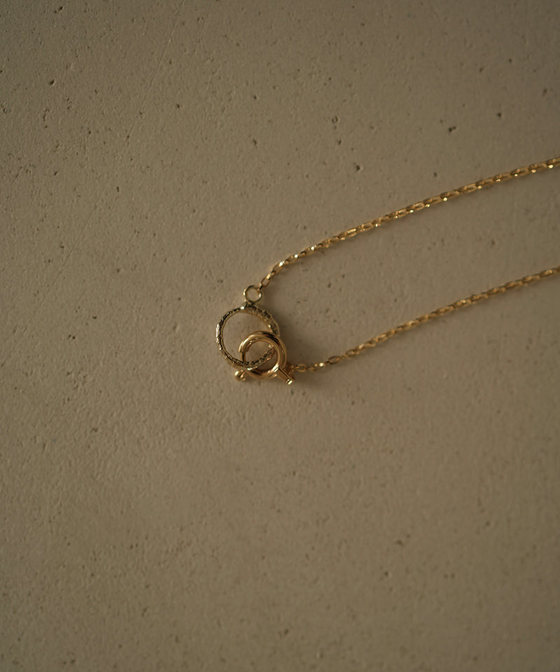 K10Frost Circle OV Chain XS Necklace