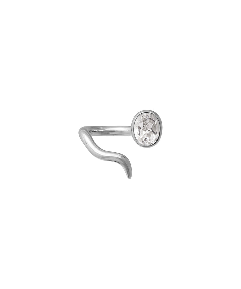 Body Wave Y QTZ Ring