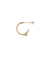 K10Symbol Hoop DIA S Pierced