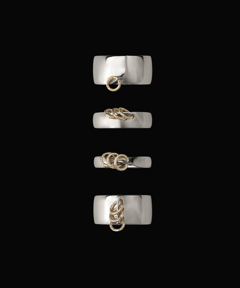Frost Circle3 Twist M Ring