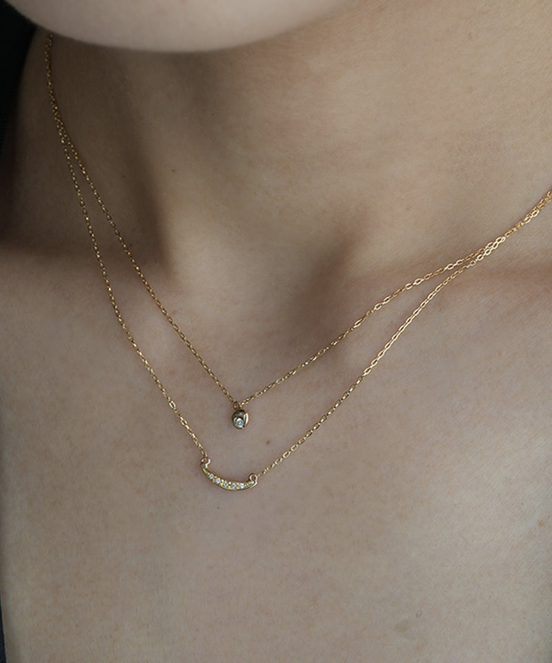 K10Body Crescent DIA XS Necklace