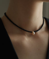 【Limited】Growth C Pearl x Gem S Necklace