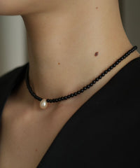 【Limited】Growth C Pearl x Gem S Necklace