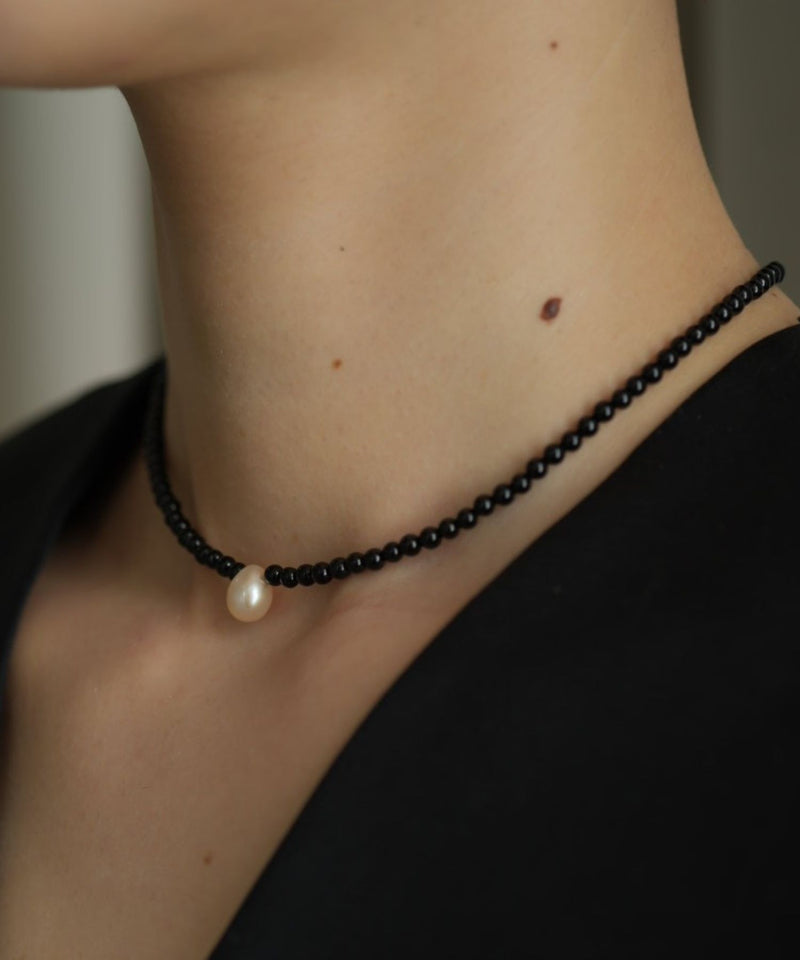 【Limited】Growth C Pearl x Gem S Necklace