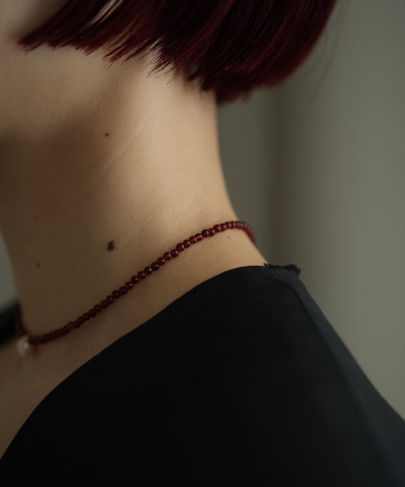 【Limited】Growth C Pearl x Gem S Necklace