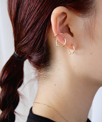 K10Symbol Hoop DIA S Pierced