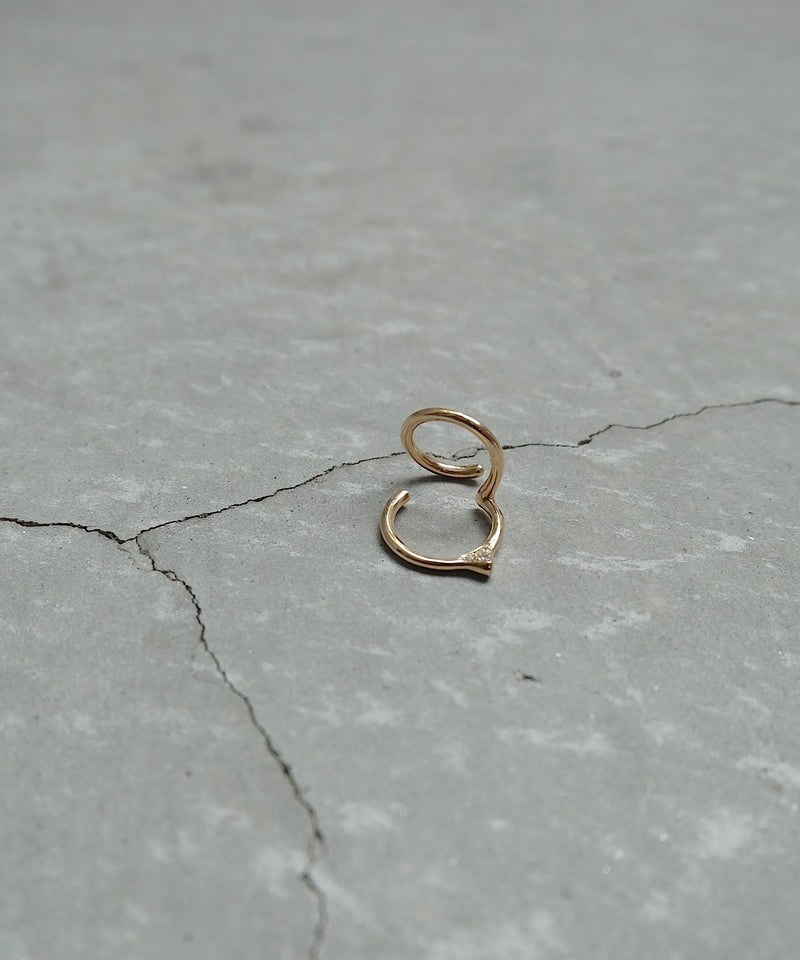 K10Symbol Z DIA XS Earcuff