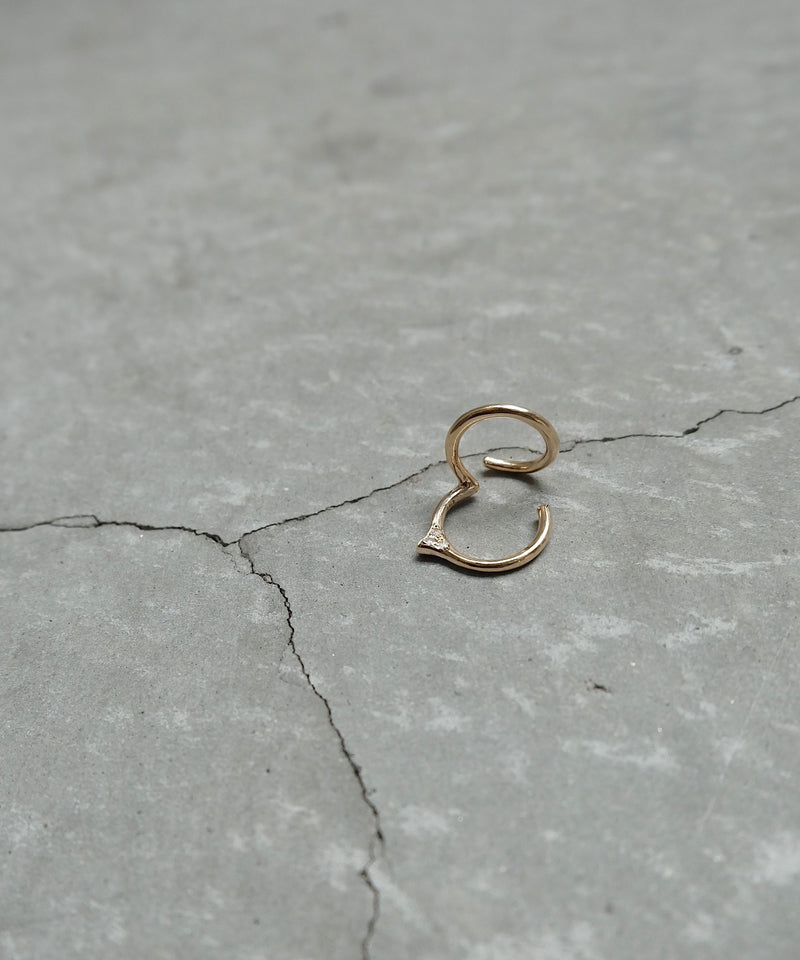 K10Symbol Z DIA XS Earcuff