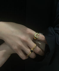 Briller Signet Horseshoe S Ring