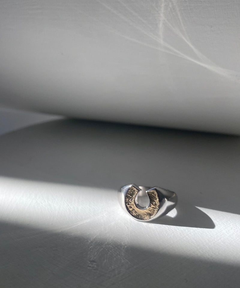 Briller Signet Horseshoe S Ring